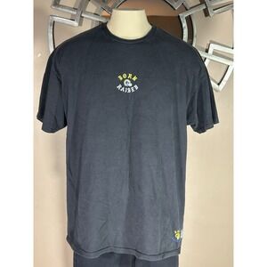 Born x Raised NFL Los Angeles Rams Painter Rocker Unisex Black Shirt Size 2XL